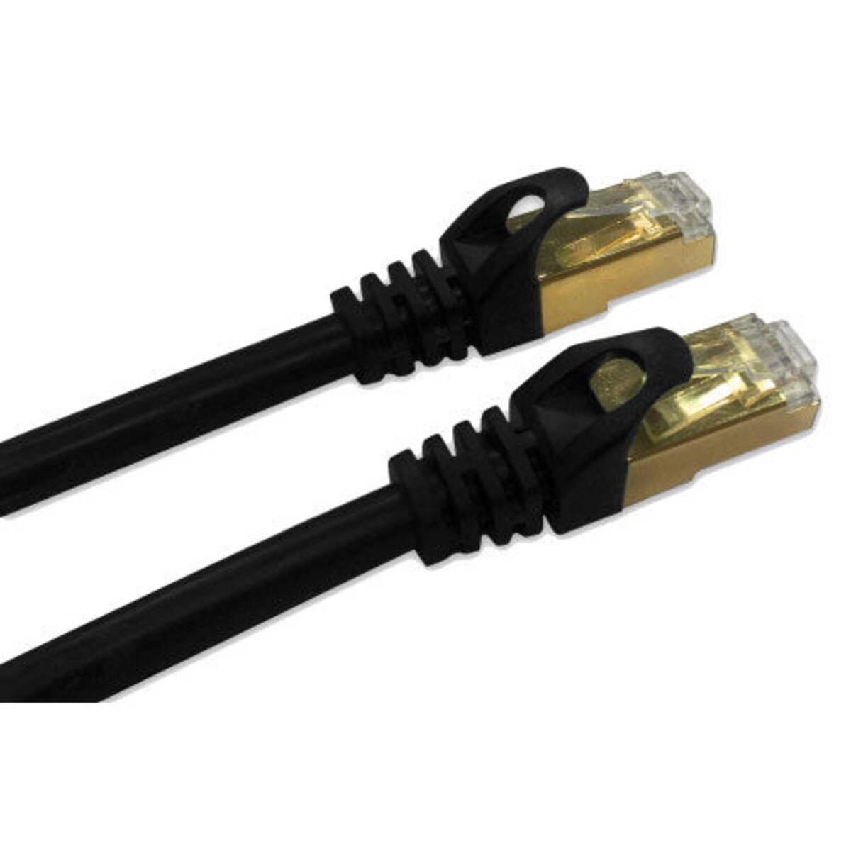 QVS Premium Cat 7 Patch Cable 10 ft. Black